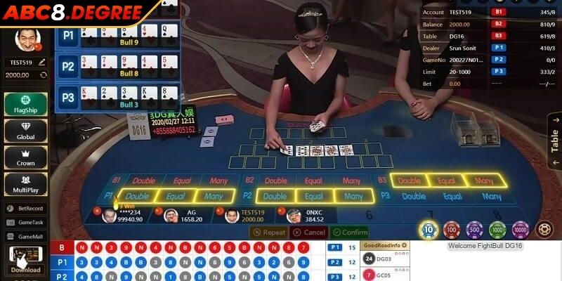Dream Gaming ABC8 – Trải nghiệm hấp dẫn cho tín đồ Live Casino Baccarat tại Dream Gaming ABC8